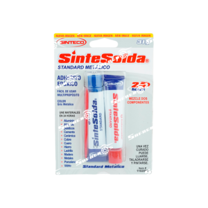 Adhesivo epóxico Sintesolda estándar metálico 24 Horas 31g