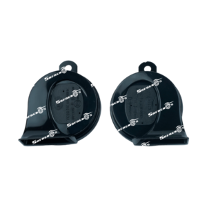 Corneta caracol HELLA Negra 12V juego x2