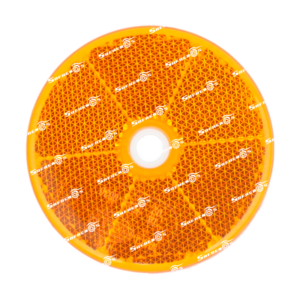 Reflectivo redondo HELLA Amarillo 6 cm