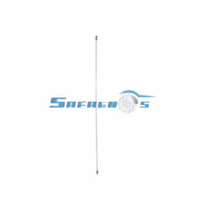 LÁTIGO ANTENA BLANCO CON CAPUCHON ROJO