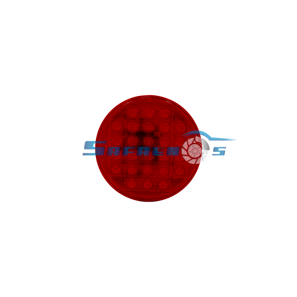 STOP REDONDA 4” 26 LED ROJO