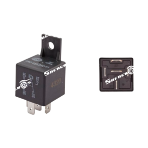 Relay ISO HELLA 24V 10/20A 5 Polos con soporte