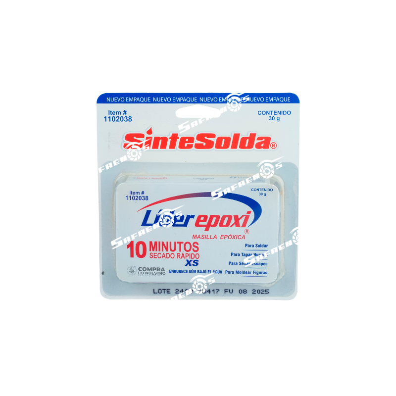 Masilla XS Sintesolda Secado Rapido 10 Minutos 30g