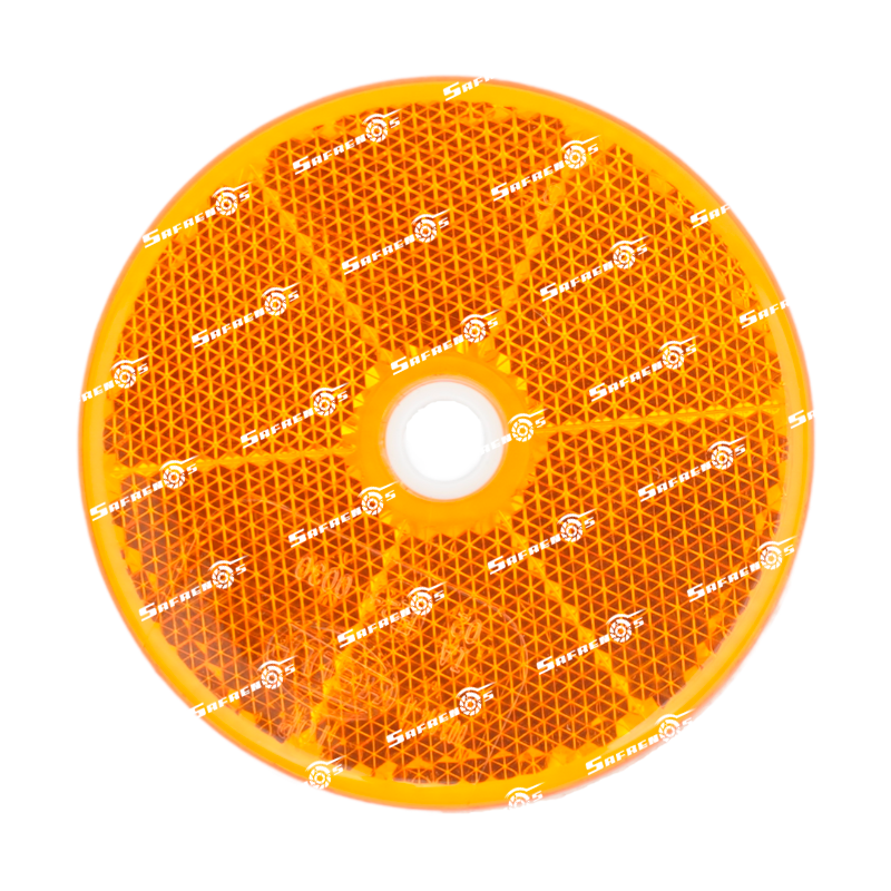 Reflectivo redondo HELLA Amarillo 6 cm
