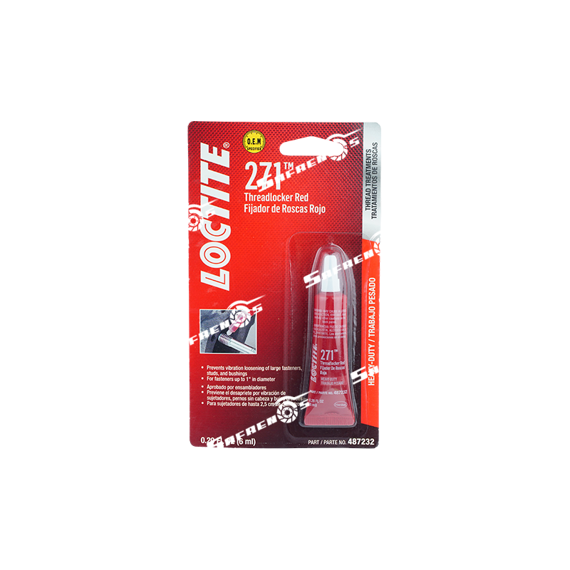 Loctite Trabarrosca Fuerza Alta 271 X 6-ml