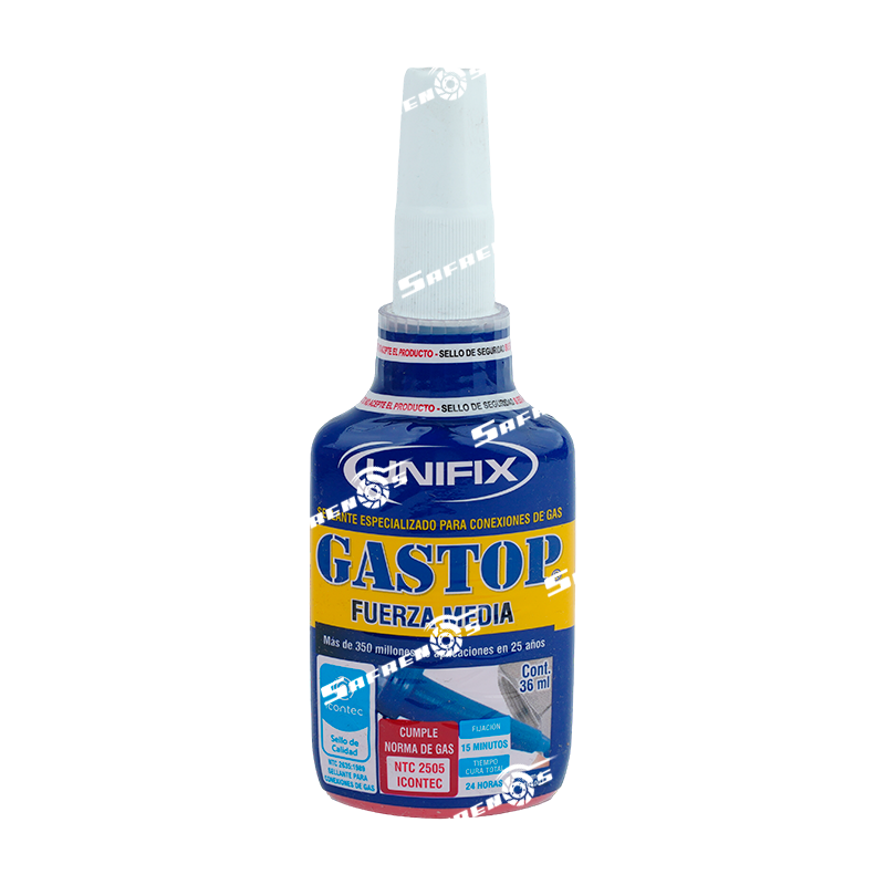 Sellador de Rosca Gastop Fuerza Media Removible 36ml