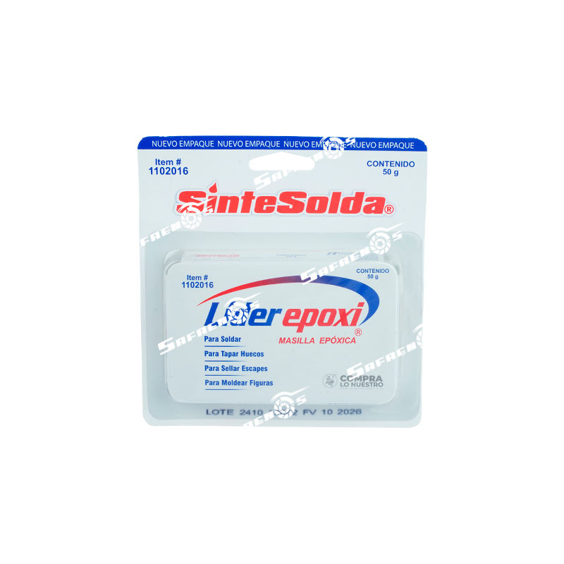 Masilla Epóxica Lider Epoxi Sintesolda 50-g
