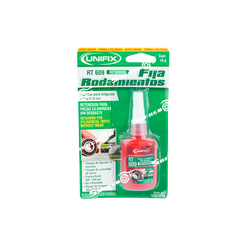 Fijador de Rodamientos Rt 609 Unifix 10g Piezas Nuevas