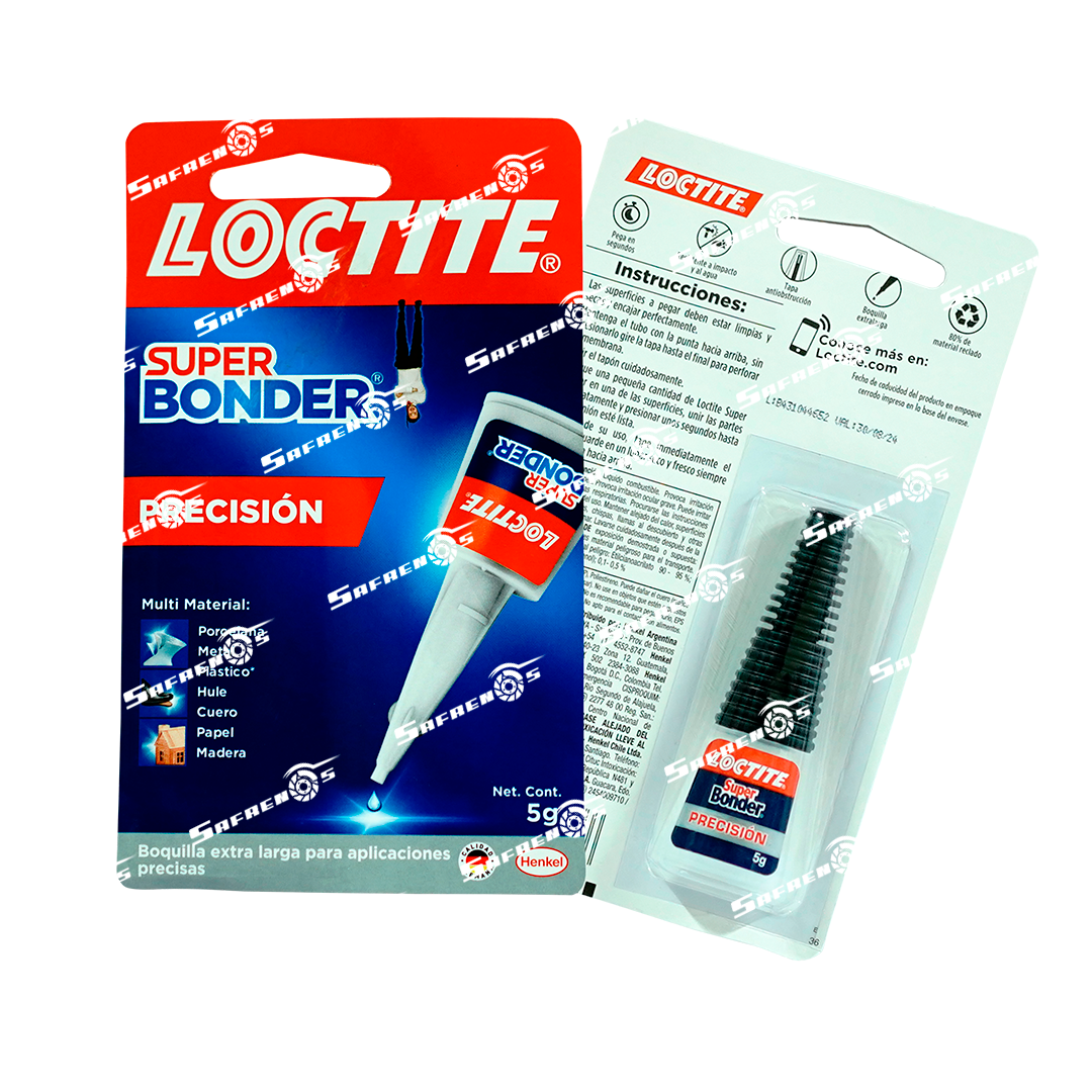 Adhesivo Instantáneo Super Bonder Loctite 5g