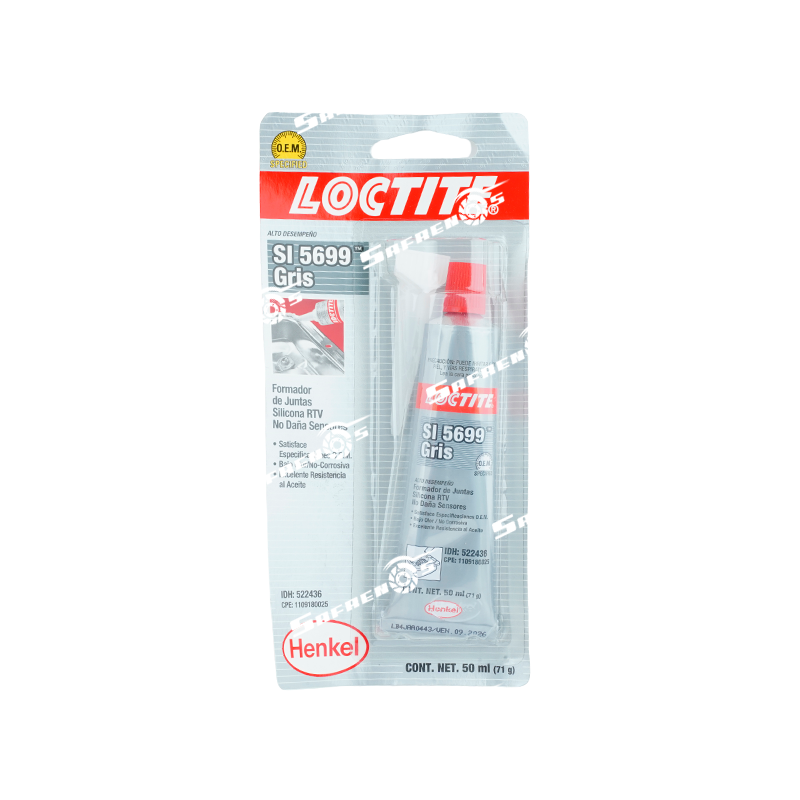 Silicona RTV Gris 50 ml Loctite