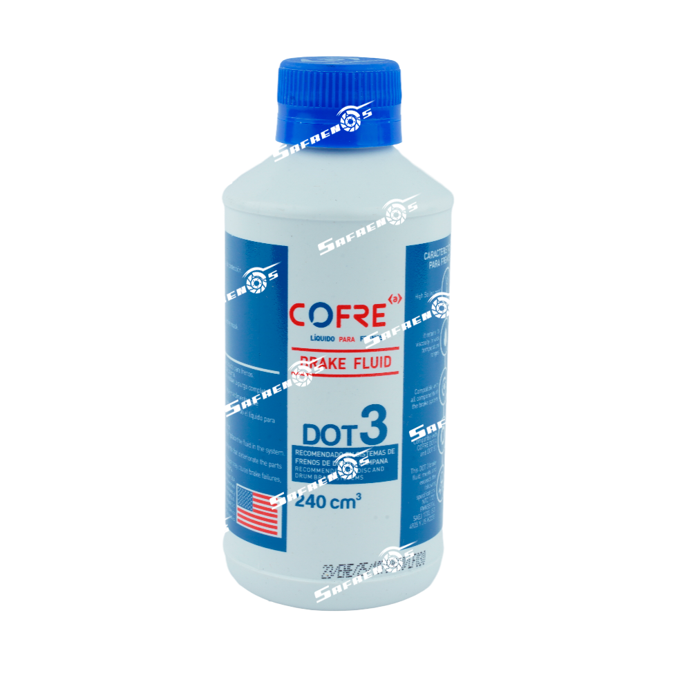Líquido de Frenoss DOT3 240cc Pequeño