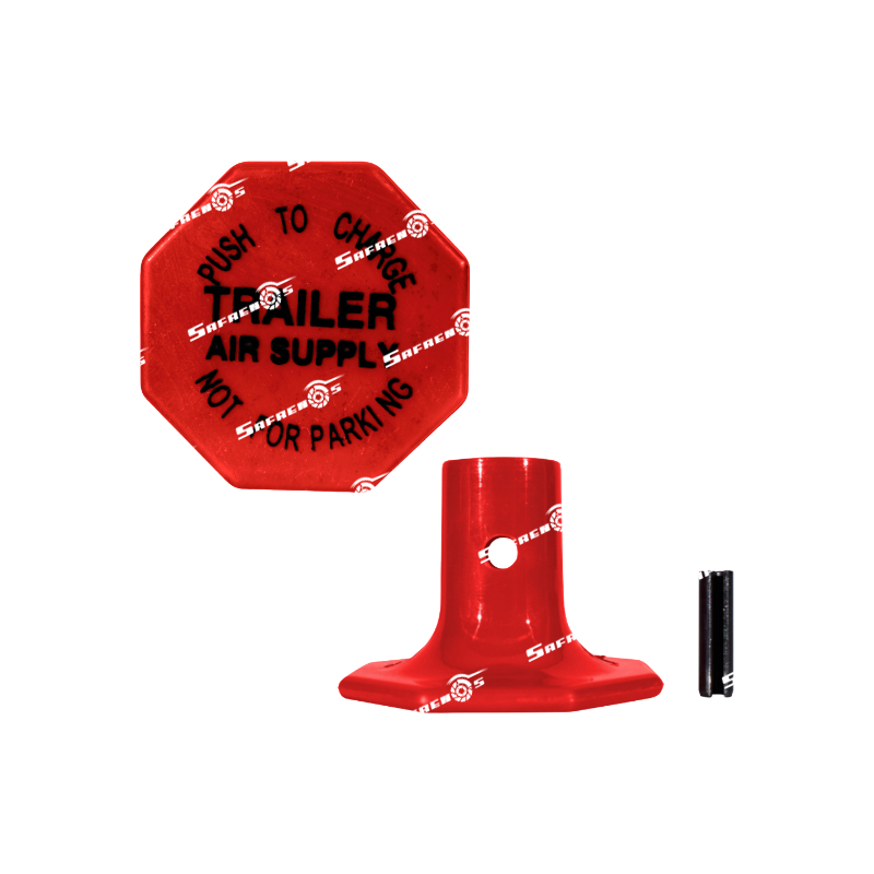 Botón Rojo Válvula de Parqueo PP-7 con Pin