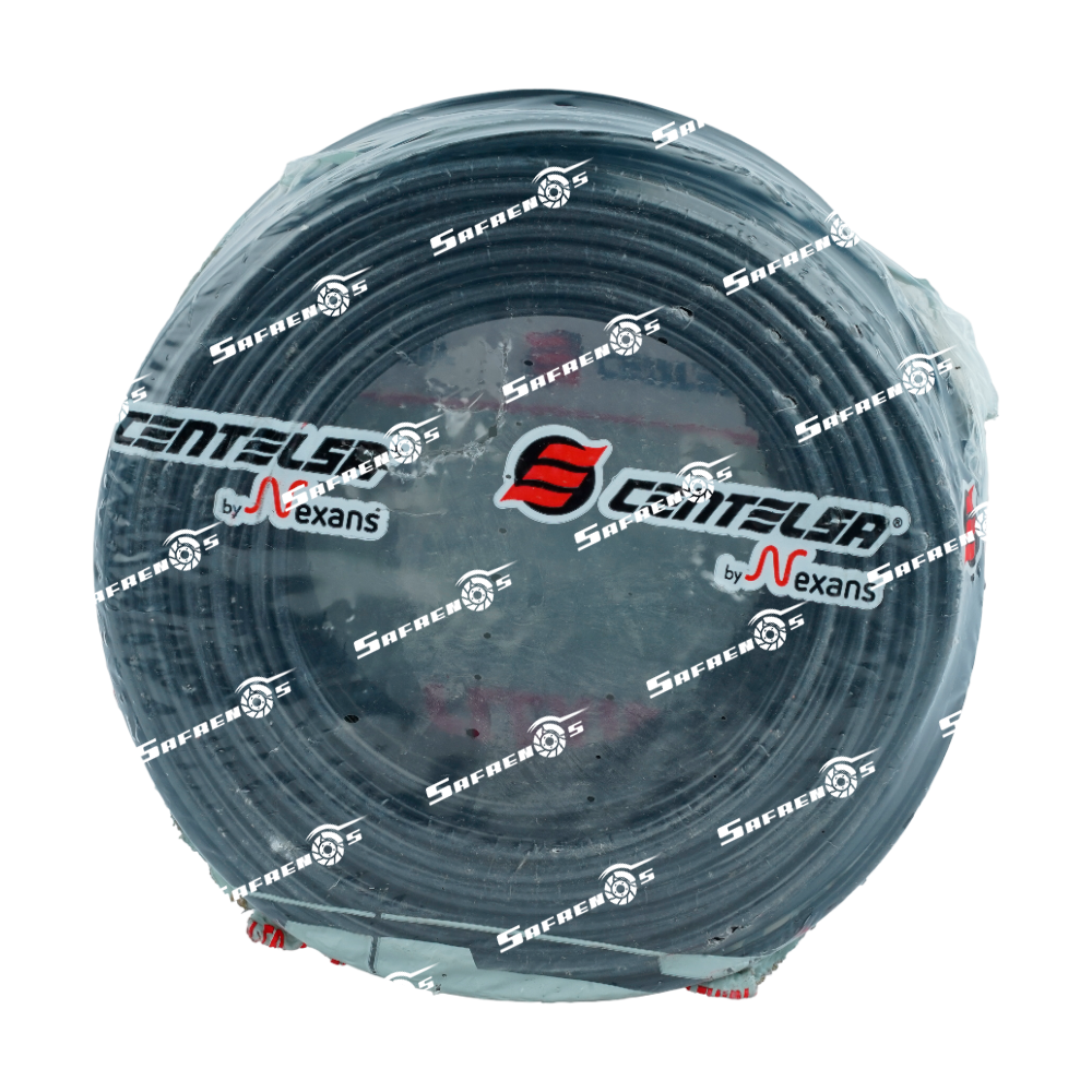 Cable vehicular centelsa #10 rollo 100M (rojo)