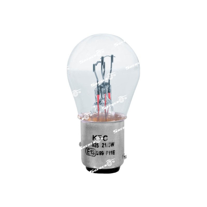 Bombillo 1034 (2-CONTACTO) 24V Bomba Grande Blanco Stop
