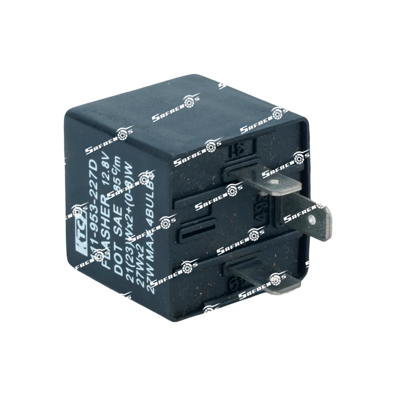 Flash 3-PATAS 12V para Volkswagen Bora-golf-gol-jetta-polo-santana -Audi - Foton (Cuadrado)