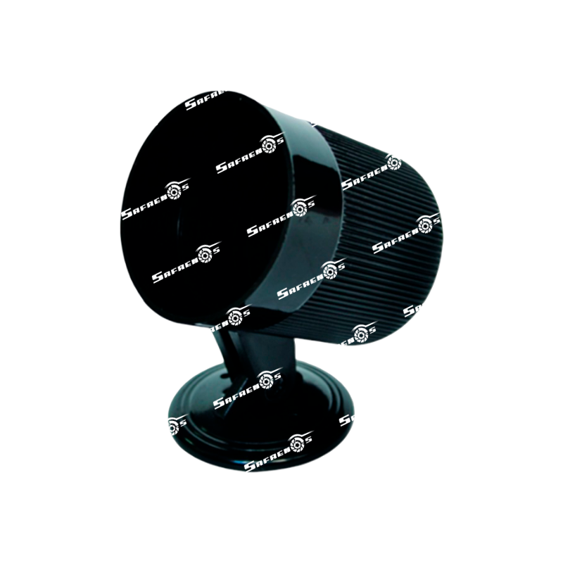 Soporte Medidor Sobreponer 1P Negro Plastico 2"