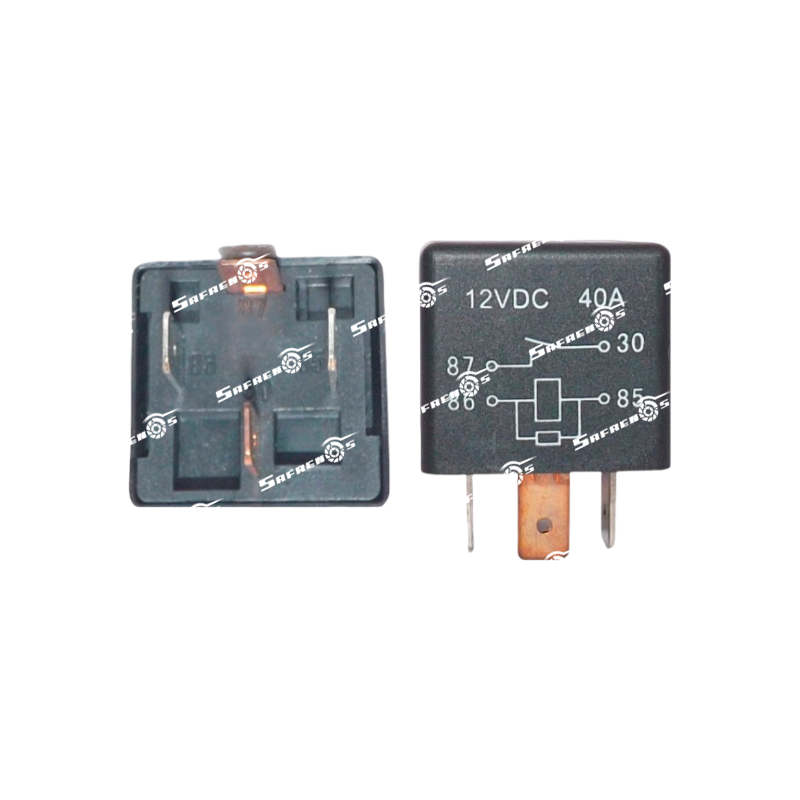 Relay 4-PATAS 12V Luces Universal 40AMP con Resistencia