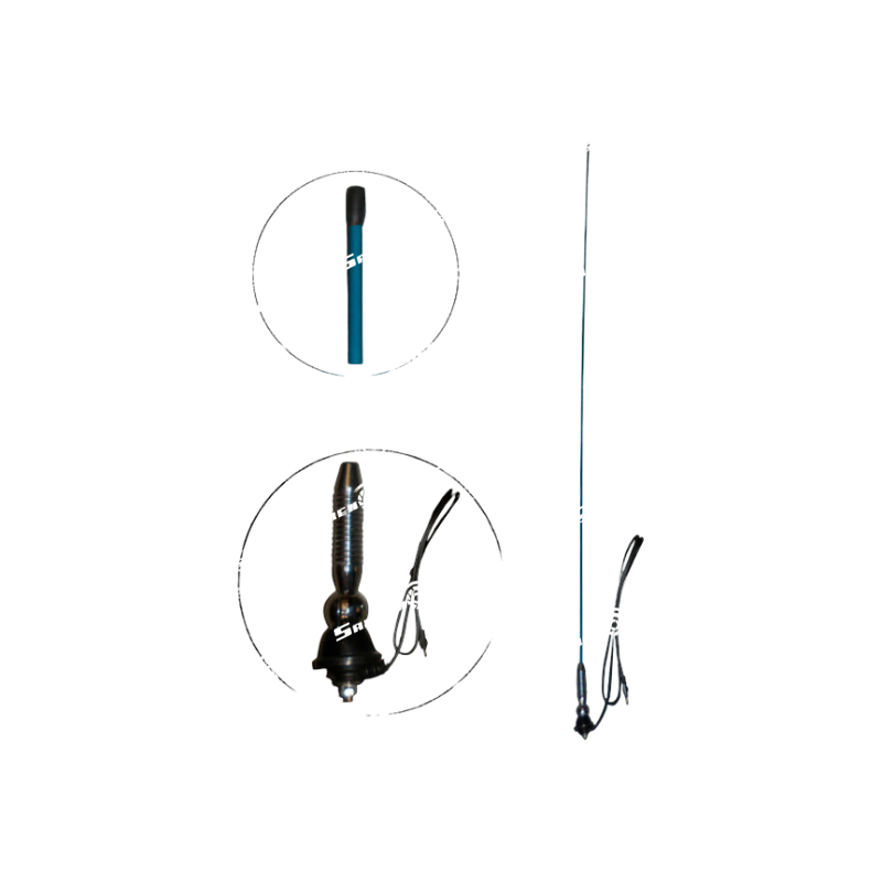 Antena Semi-Patrullera Azul 6.758 ft, 2.06 M