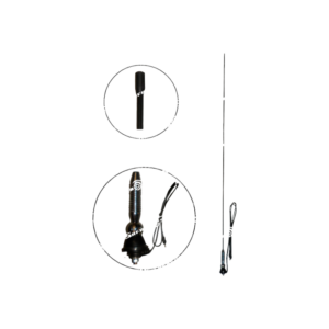 Antena Semi-patrullera Negra (6.758ft, 2.06MTS)