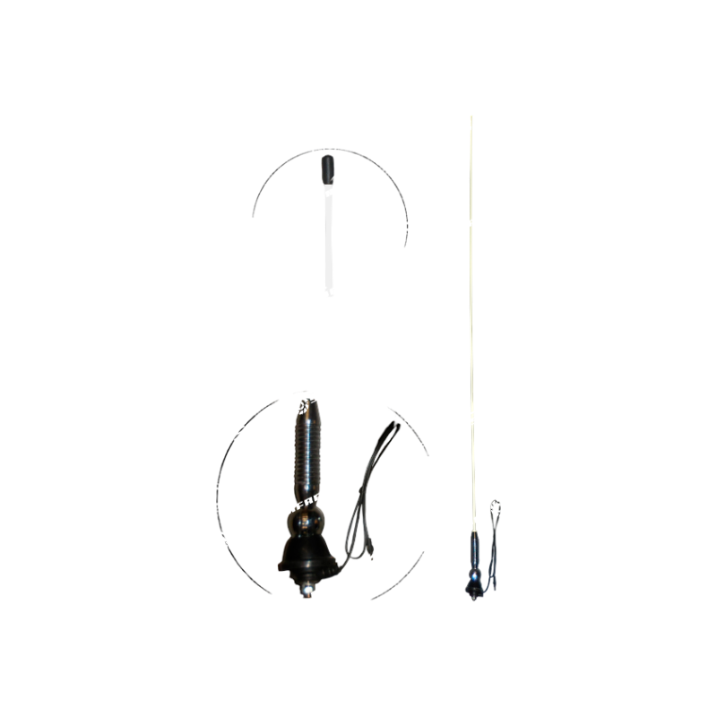 Antena Semi-patrullera Blanca (6.758ft, 2.06MTS)