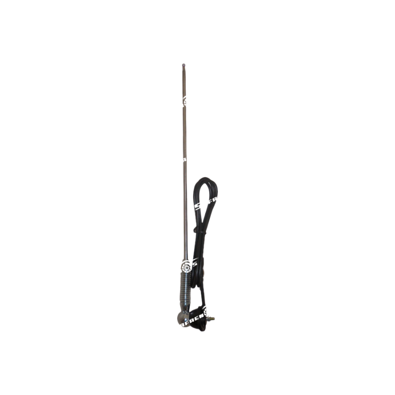 Antena de Resorte Cromada Universal