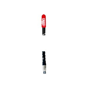 19 Latigo Antena Negro con Capucho Rojo “decoration” 6.5 x 1200 mm (0.2559"X47.2441") Bolsa