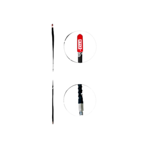 Latigo Antena Negro con Capucho Rojo 8.5 x 900 mm (0.34"X36.62")