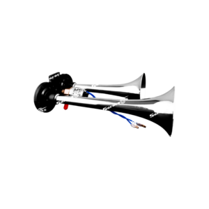 Corneta de Aire Doble 19 cm, 25.5 cm con Válvula 12V-24V