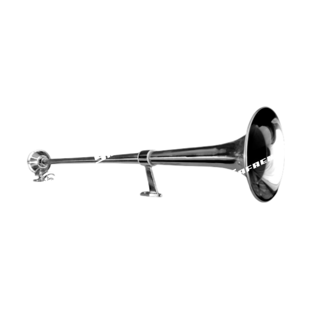 Corneta redonda en acero inoxidable con válvula 47" (120CM) 1PC