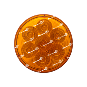 Stop Redonda 4” 7 LED Ambar MV