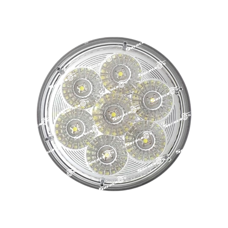Stop Redonda 4” 7 LED Blanco MV