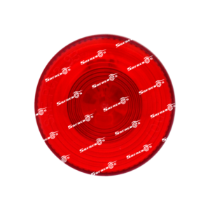 Lámpara Lateral Redonda 2 ½" Roja con Bombillo 12V