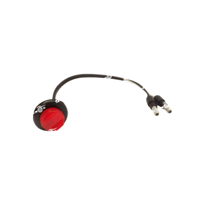 Lámpara Lateral Glo Light 3/4” 2 LED Rojo con Caucho y Cables 12V