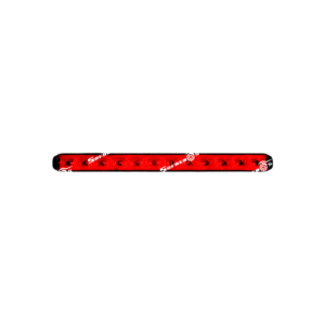 Barra LED 12 LED Rojo sin Bisel con Cables (15.75"L*1.56"A) Secuencial 3 Funciones 12V