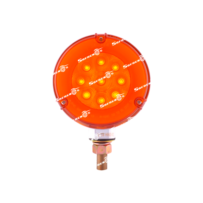 Lámpara de Pedestal Doble Cara Glo Light Ambar, Rojo 12V