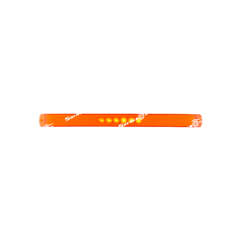 Barra LED Glo Light 28 LED Ambar 2 Funciones sin Bisel con Cables 24V