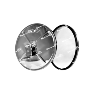 Espejo en Acero Inoxidable Convexo 7 ½" Tornillo Central y Platina en L (330-6307S)