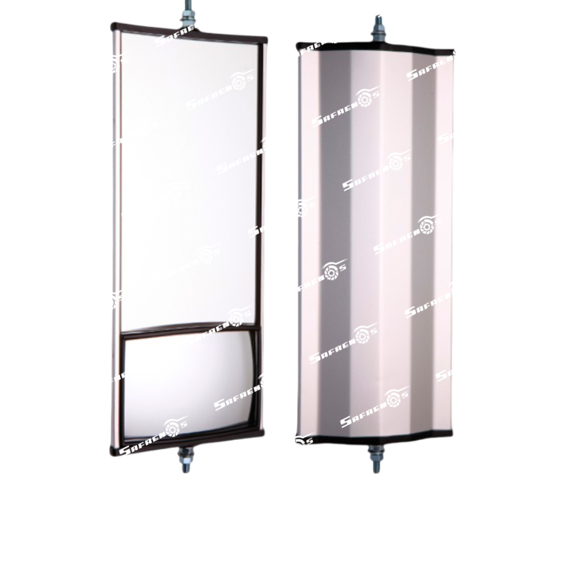 Espejo en Aluminio 6 ½ X 16 Duplex con Auxiliar Convexo Universal (330-6737A-K)