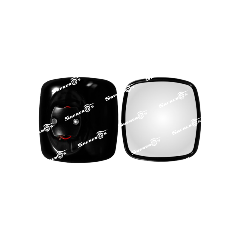 Espejo Lateral Auxiliar Negro para Freightliner M2 (Izquierdo-derecho) con Desempañador