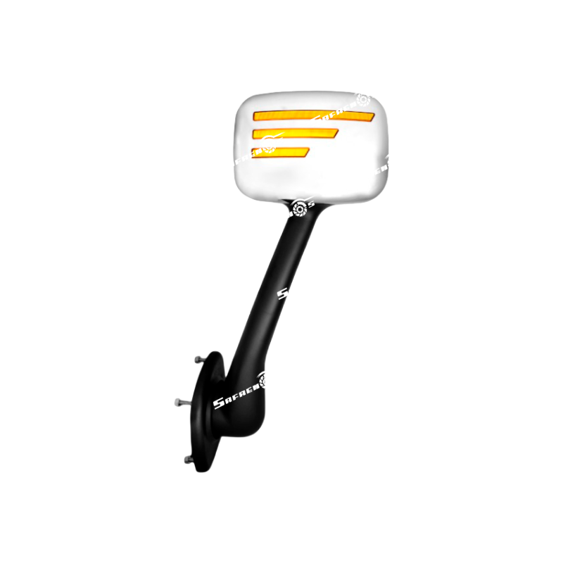 Espejo Cromado Convexo para Capot para Freightliner Cascadia Izquierdo con Luz
