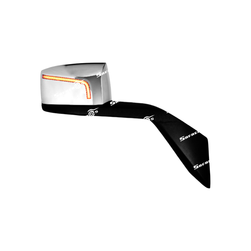 Espejo Cromado con Luz para Capot para Volvo Derecho Vnm,vnl,vnx