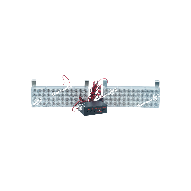 Kit de Lámparas LED Azul - 12V, 41-50 LED, 3 Funciones, Grande