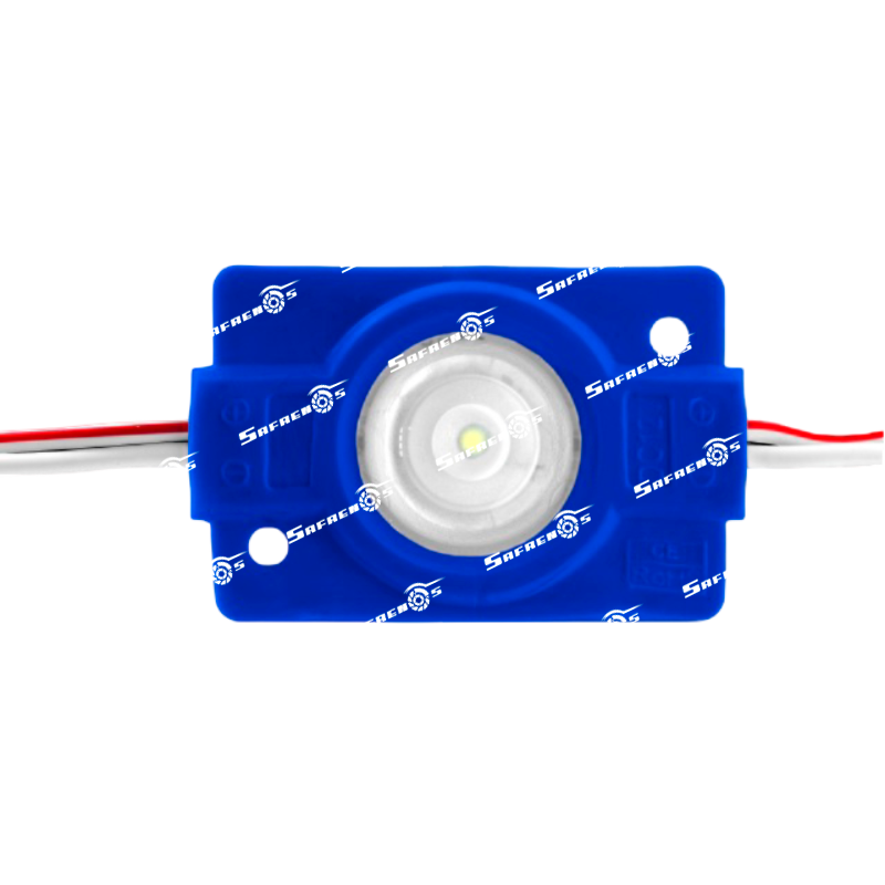 Módulo 1 LED 3030 Azul PVC 120 lm 24V