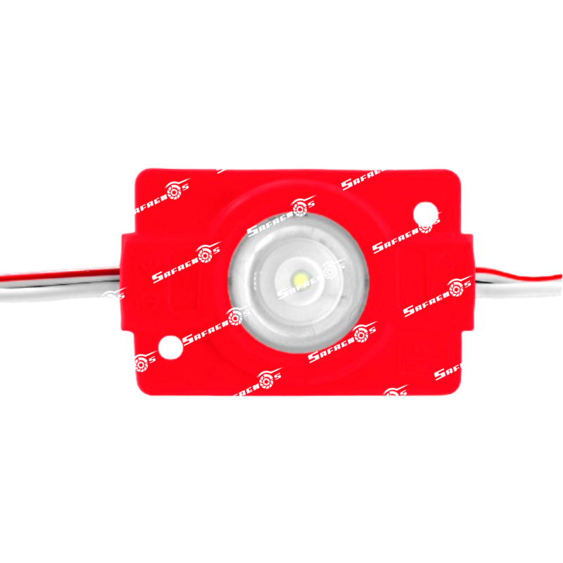 Módulo 1 LED 3030 Rojo PVC 120 lm 12V