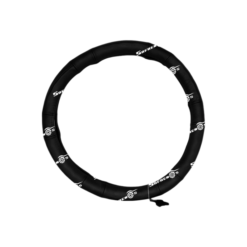 Cubre Timon Camion 18" Negro en Cuero