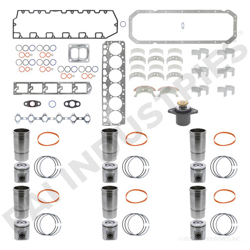 Kit Overhaul Empaquetadura Superior STD Pistón Enterizo:1830532 HI 530E