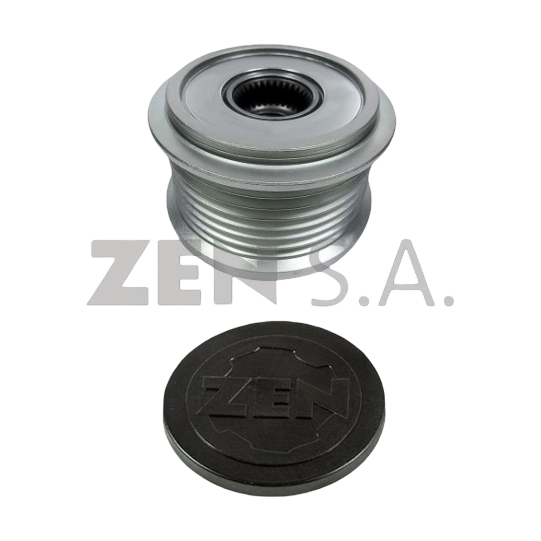 Polea planta rueda libre (7-CANALES) Toyota Hilux pick up 2.5 3.0 4X4, Fortuner, land cruiser prado