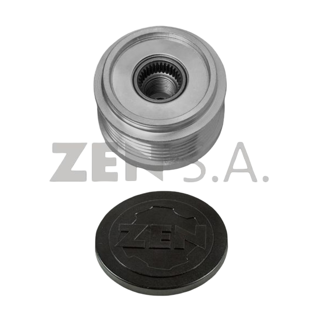 Polea planta rueda libre (6-CANALES) Hyundai elantra, I-30, Tucson, santafe, sonata / Kia carens