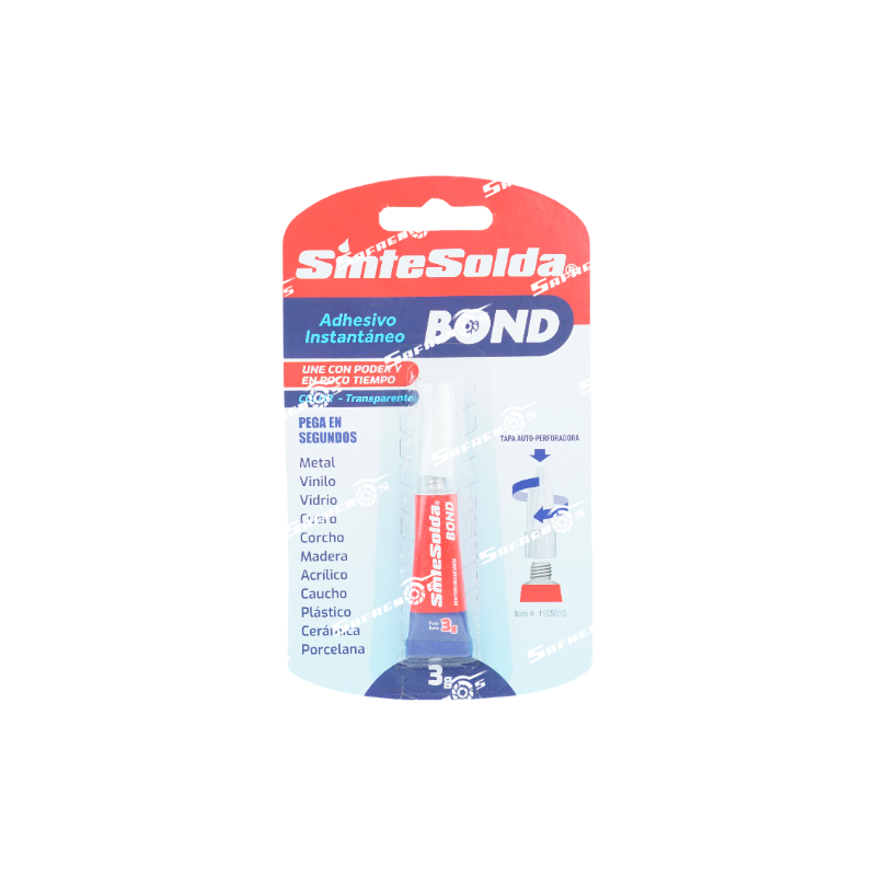 Adhesivo Instantáneo Sintesolda Bond 3g 4020 Sintebon
