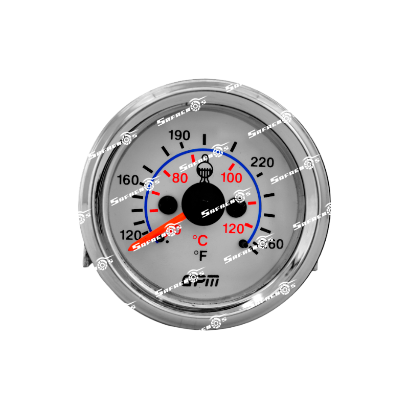 Medidor de Temperatura Mecánico Guaya 144" Fondo Blanco GPM